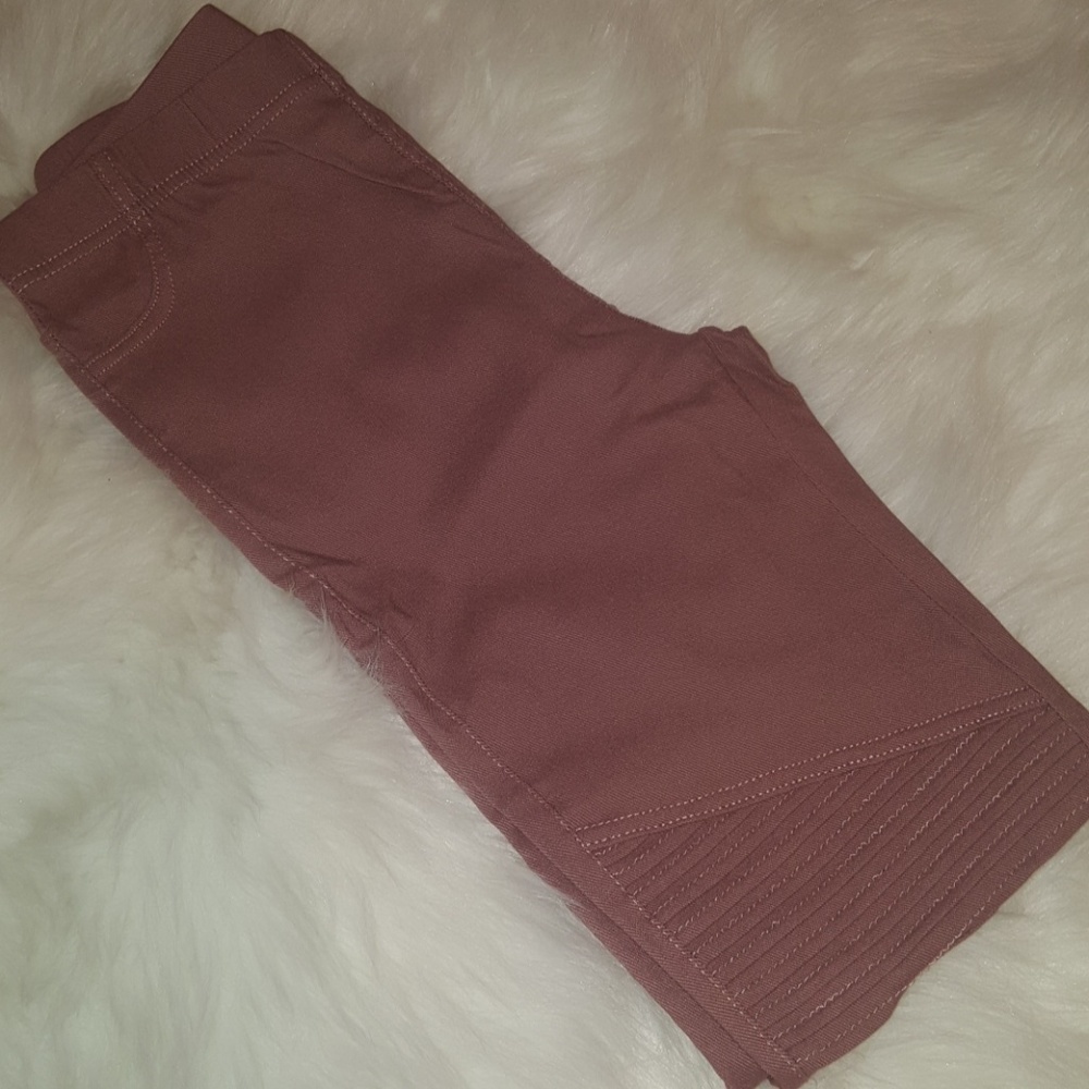 S/M Moto Skinny Pants Mauve!. - Picture 2 of 2